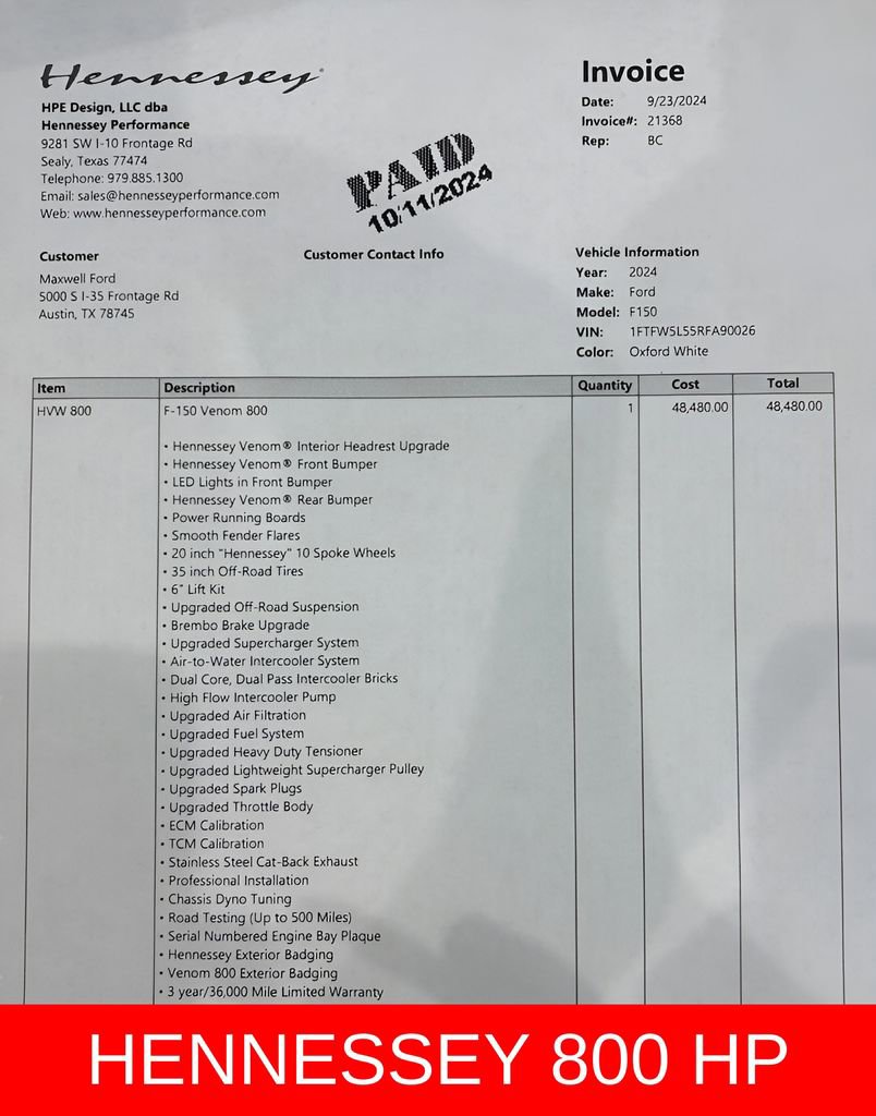 Used 2024 Ford F150 Lariat w/ Equipment Group 502A High AWD/4WD image 2