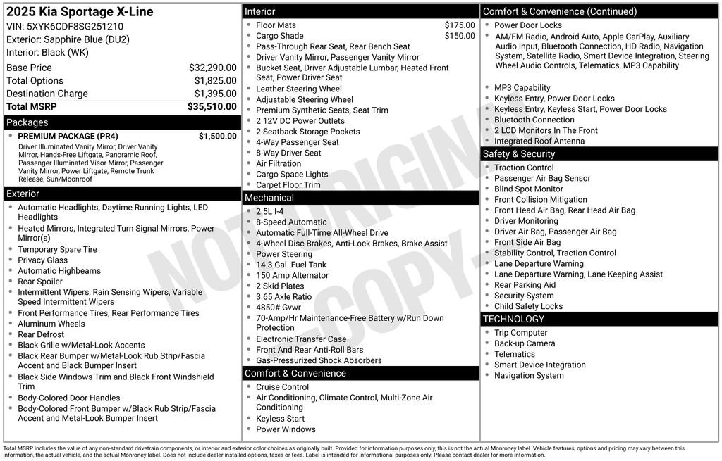 Used 2025 Kia Sportage X-Line w/ Premium Package image 41