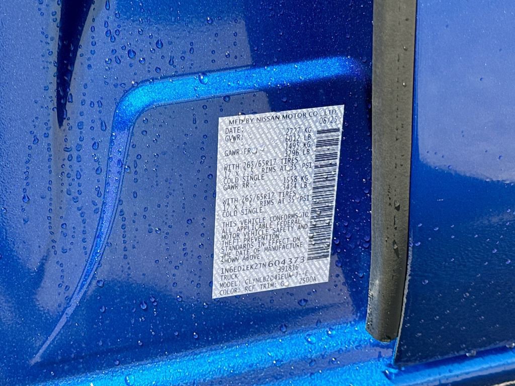 New 2026 Nissan Frontier SV image 29