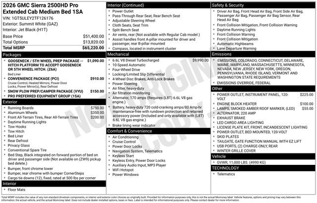 New 2026 GMC Sierra 2500 Pro image 29