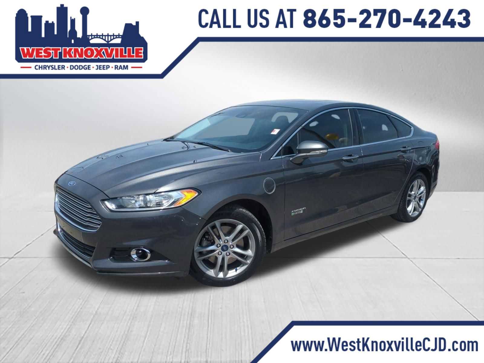 Used 2016 Ford Fusion Energi Titanium w/ Driver Assist Package FWD image 1