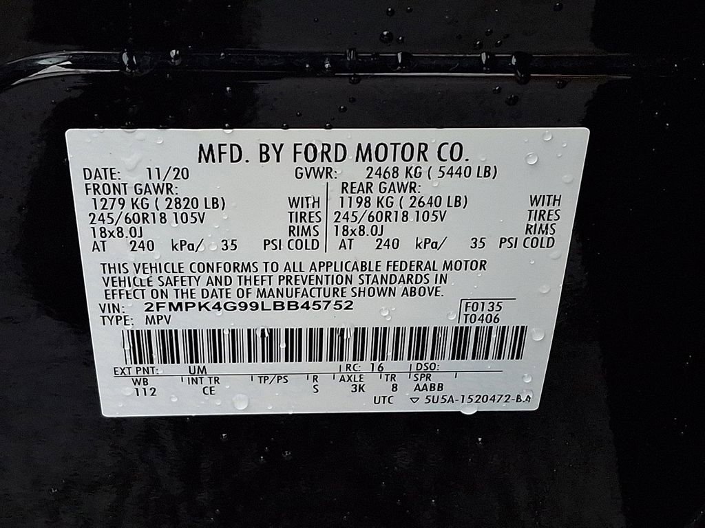 Certified 2020 Ford Edge SE AWD/4WD image 26