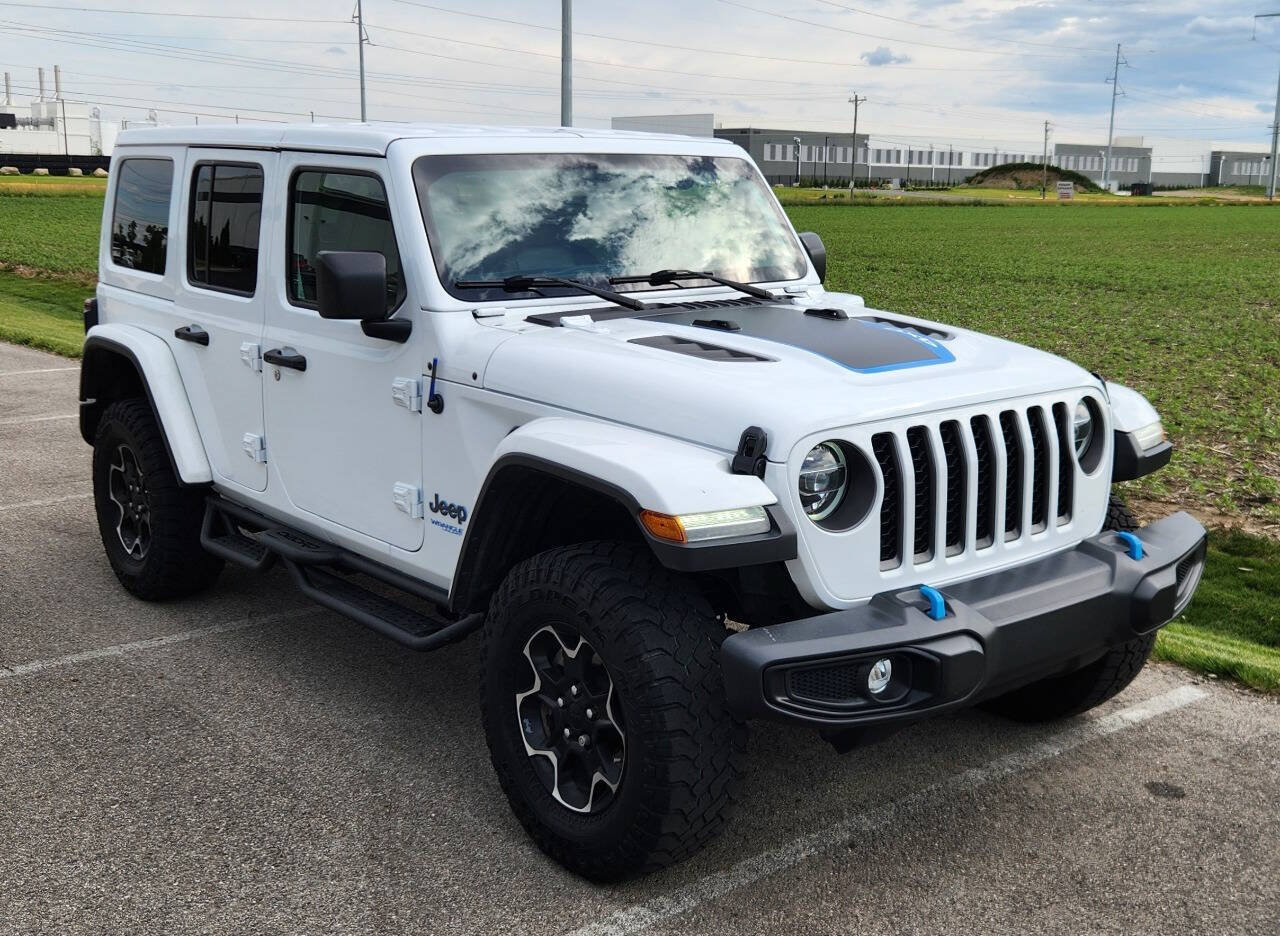 Used 2021 Jeep Wrangler Unlimited Rubicon 4xe w/ Cold Weather Group AWD/4WD image 23