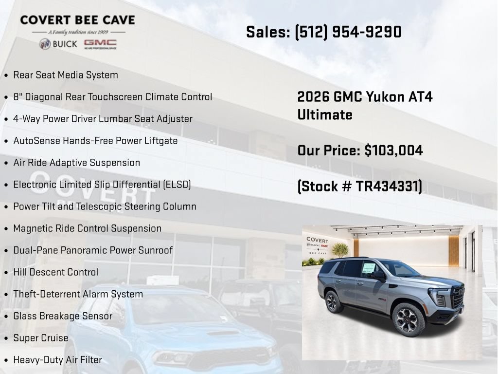 New 2026 GMC Yukon AT4 Ultimate AWD/4WD image 26