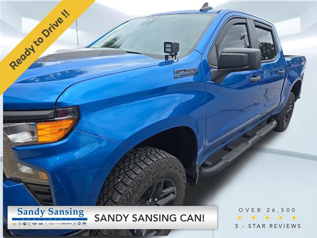 Used 2024 Chevrolet Silverado 1500 Custom Trail Boss w/ LPO, Dark Essentials Package AWD/4WD image 1