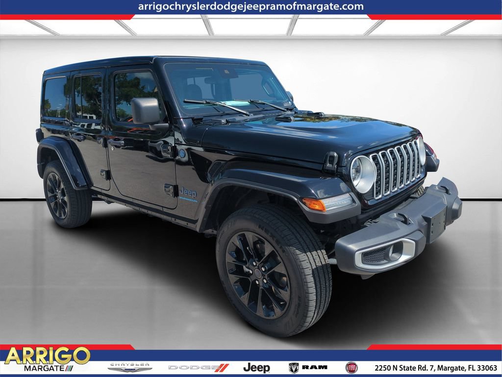 Used 2025 Jeep Wrangler Unlimited Sahara w/ Safety Group AWD/4WD image 1
