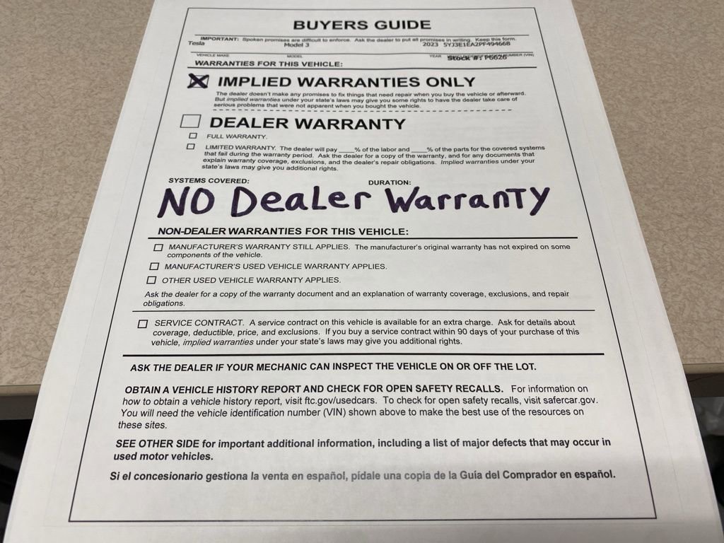 Used 2023 Tesla Model 3 Standard Range image 30