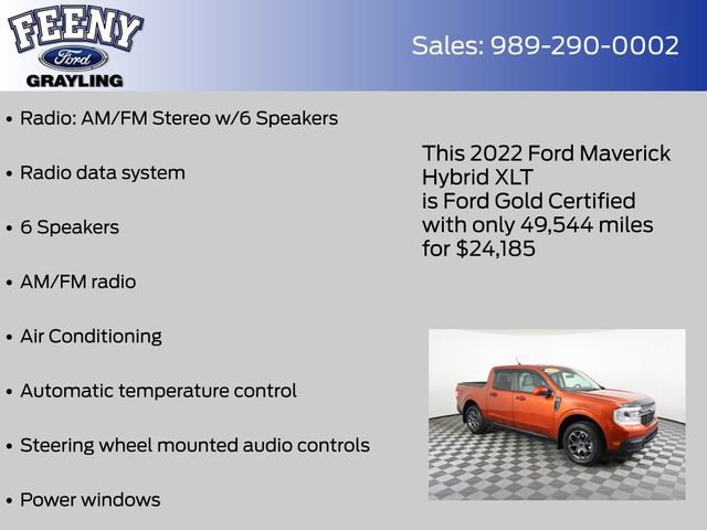 Used 2022 Ford Maverick XLT w/ XLT Luxury Package image 18