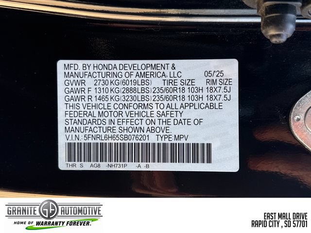 Used 2025 Honda Odyssey EX-L image 30