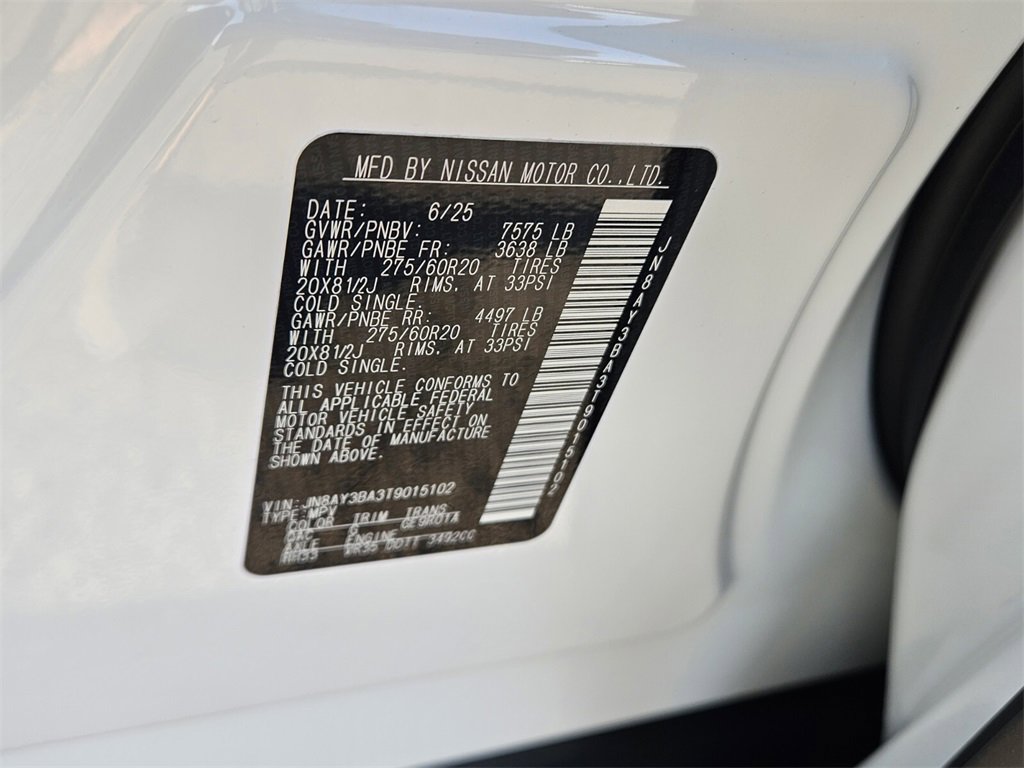 New 2026 Nissan Armada SL w/ Captain's Chari Seat Package image 20