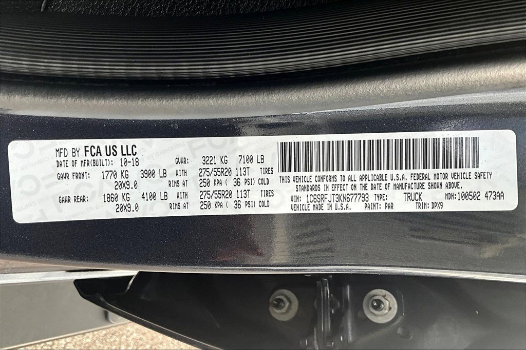Used 2019 RAM 1500 Laramie AWD/4WD image 36