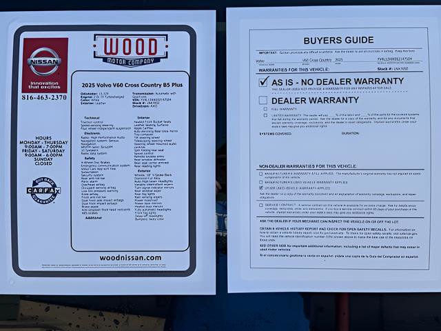 Used 2025 Volvo V60 B5 Cross Country Plus image 10
