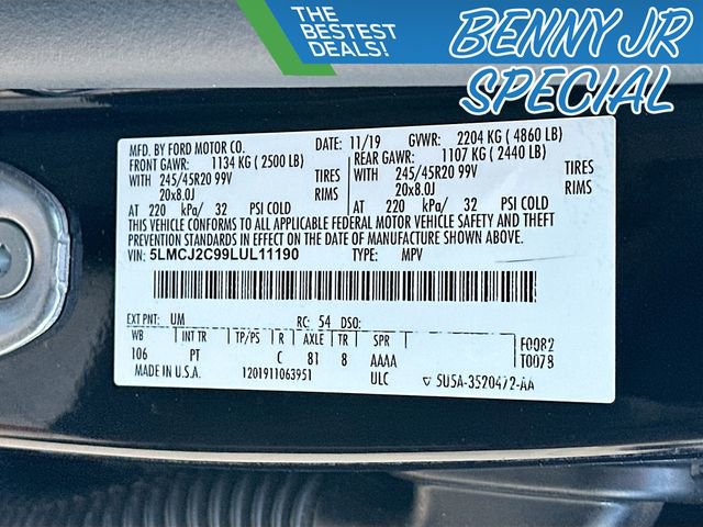 Used 2020 Lincoln Corsair Reserve w/ Beyond Blue Interior Package image 34