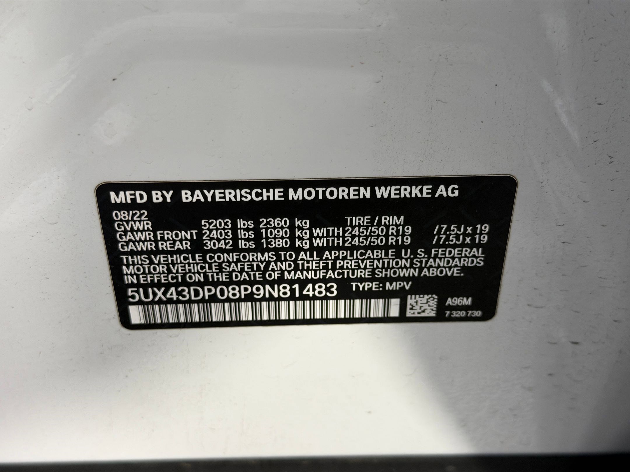Used 2023 BMW X3 sDrive30i w/ Convenience Package RWD image 21