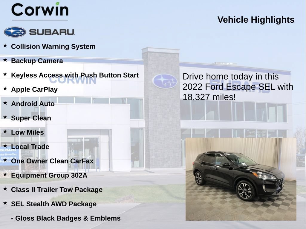 Used 2022 Ford Escape SEL w/ SEL Stealth AWD Package image 6