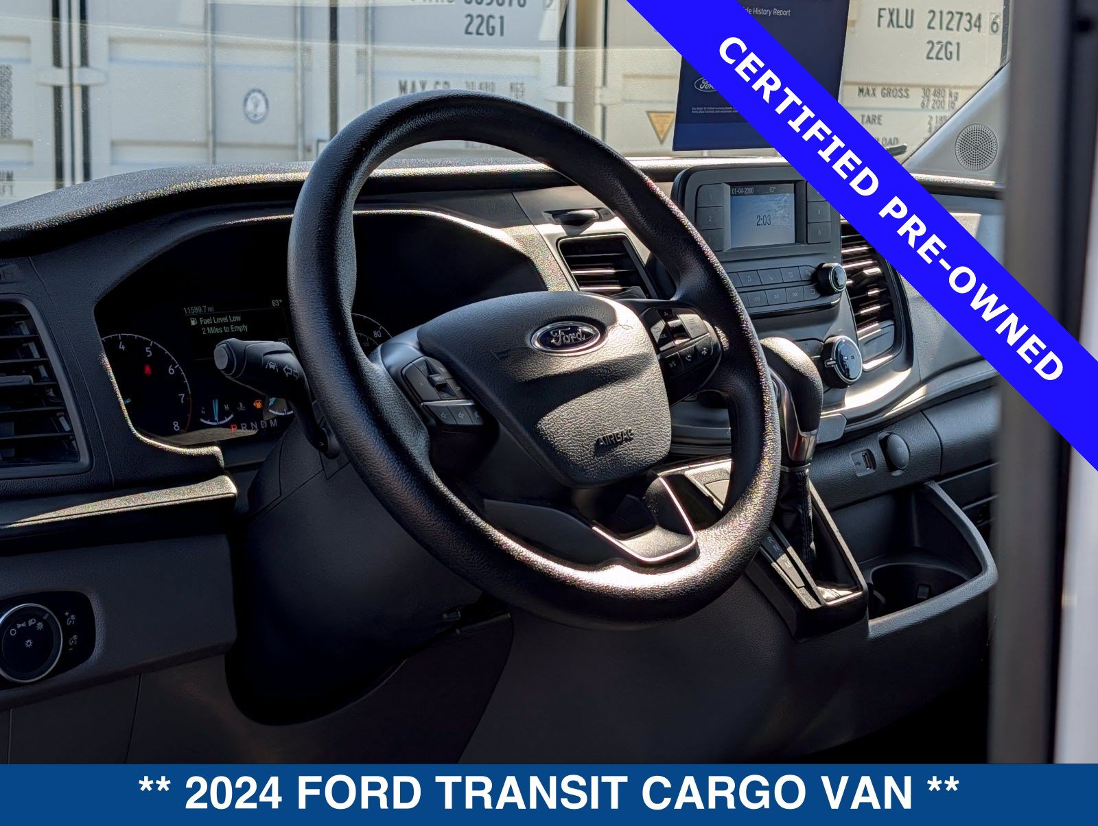 Certified 2024 Ford Transit 250 Low Roof w/ Exterior Upgrade Package RWD image 22