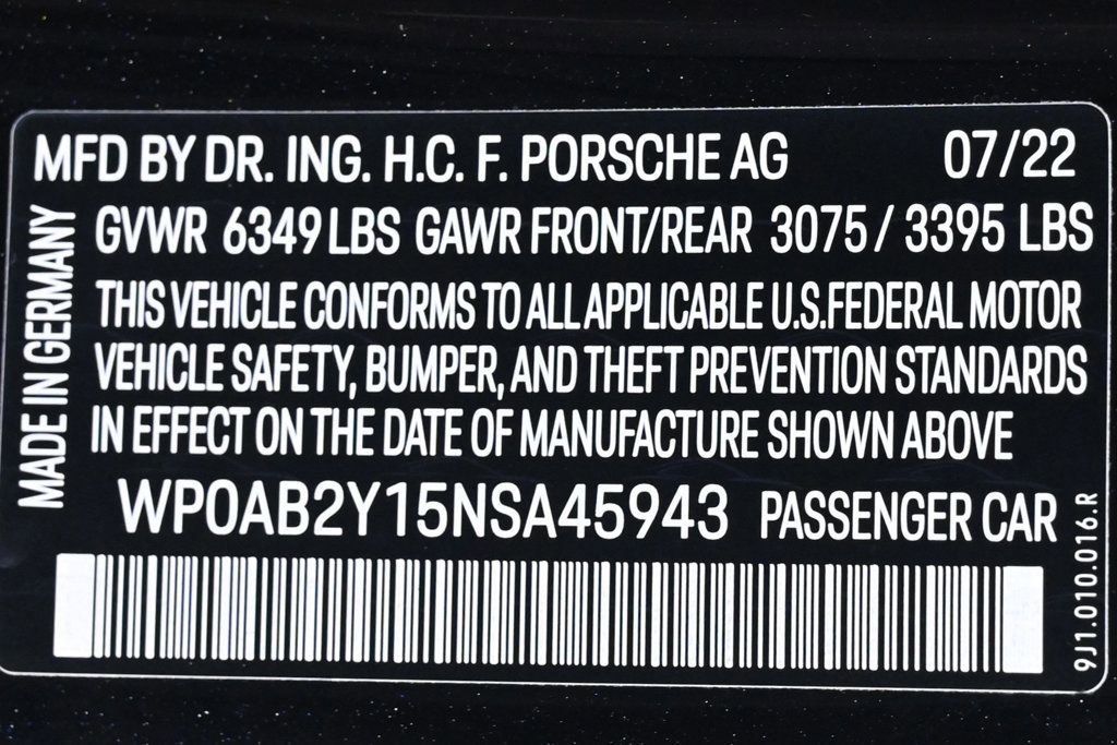 Certified 2022 Porsche Taycan 4S image 28