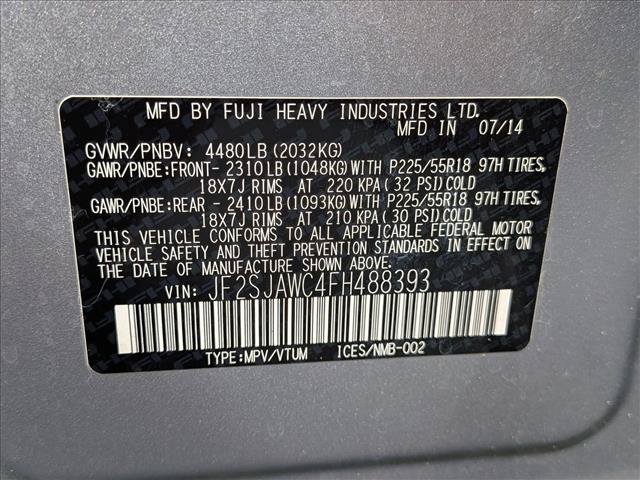 Used 2015 Subaru Forester 2.5i Touring w/ Eyesight & Navigation System AWD/4WD image 20