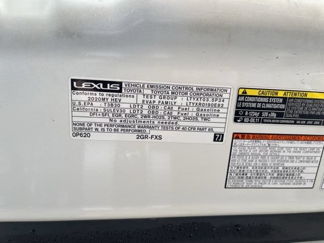 Used 2020 Lexus RX 450h AWD w/ Premium Package image 43