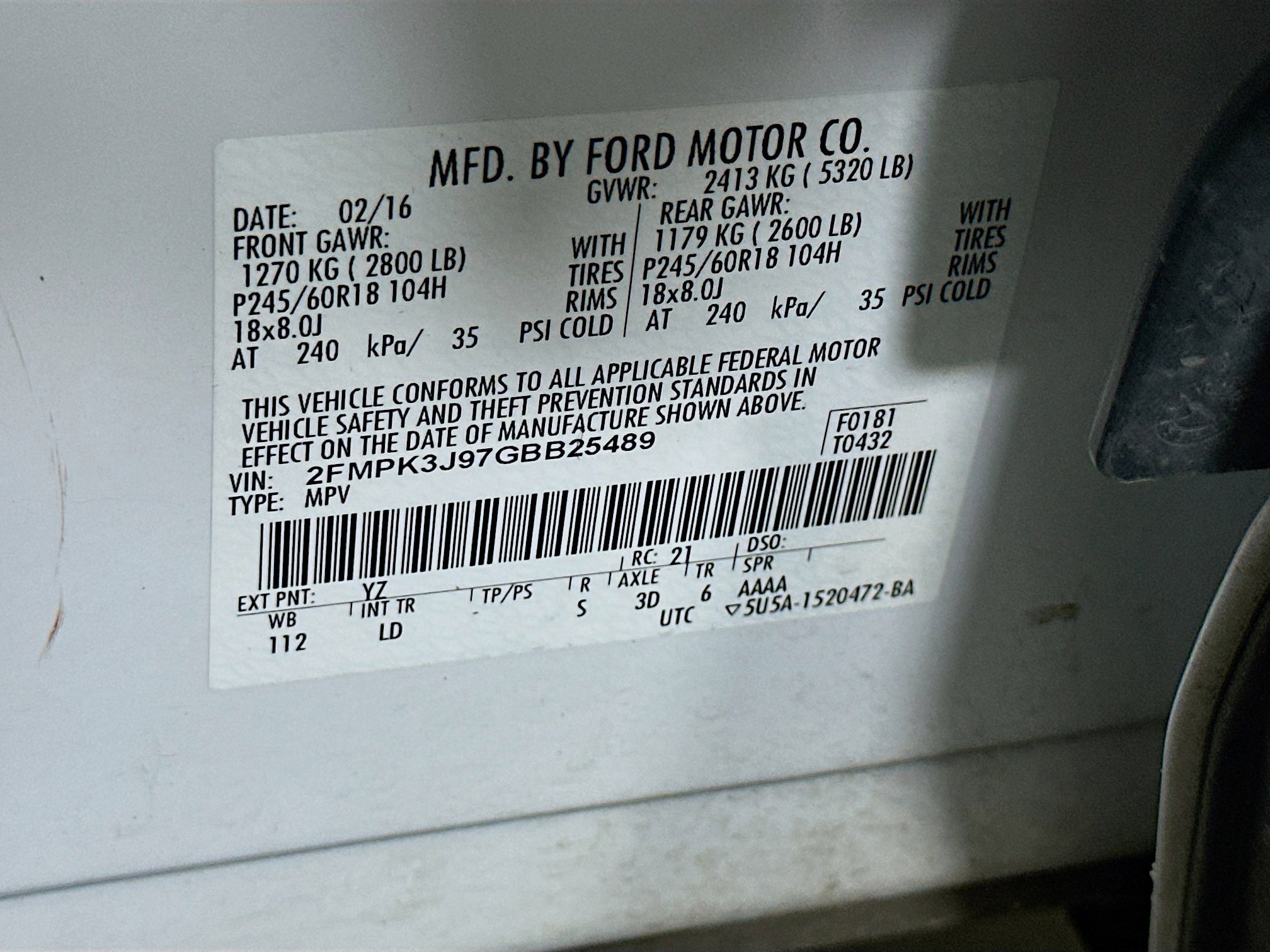 Used 2016 Ford Edge SEL w/ Equipment Group 201A image 12