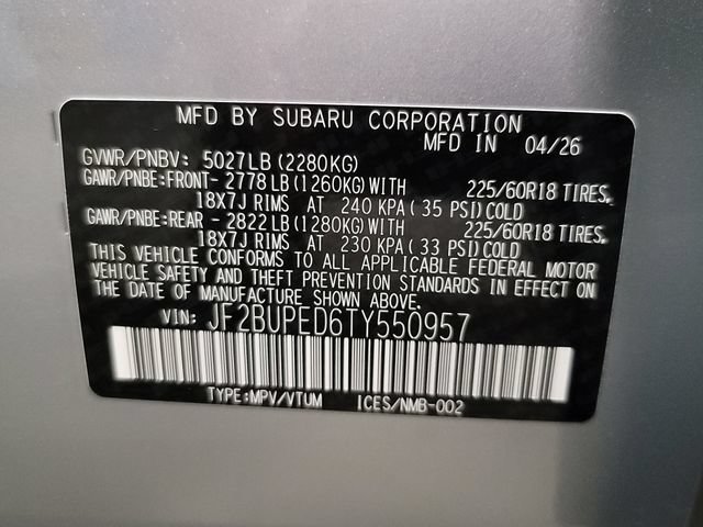 New 2026 Subaru Outback Touring AWD/4WD image 36