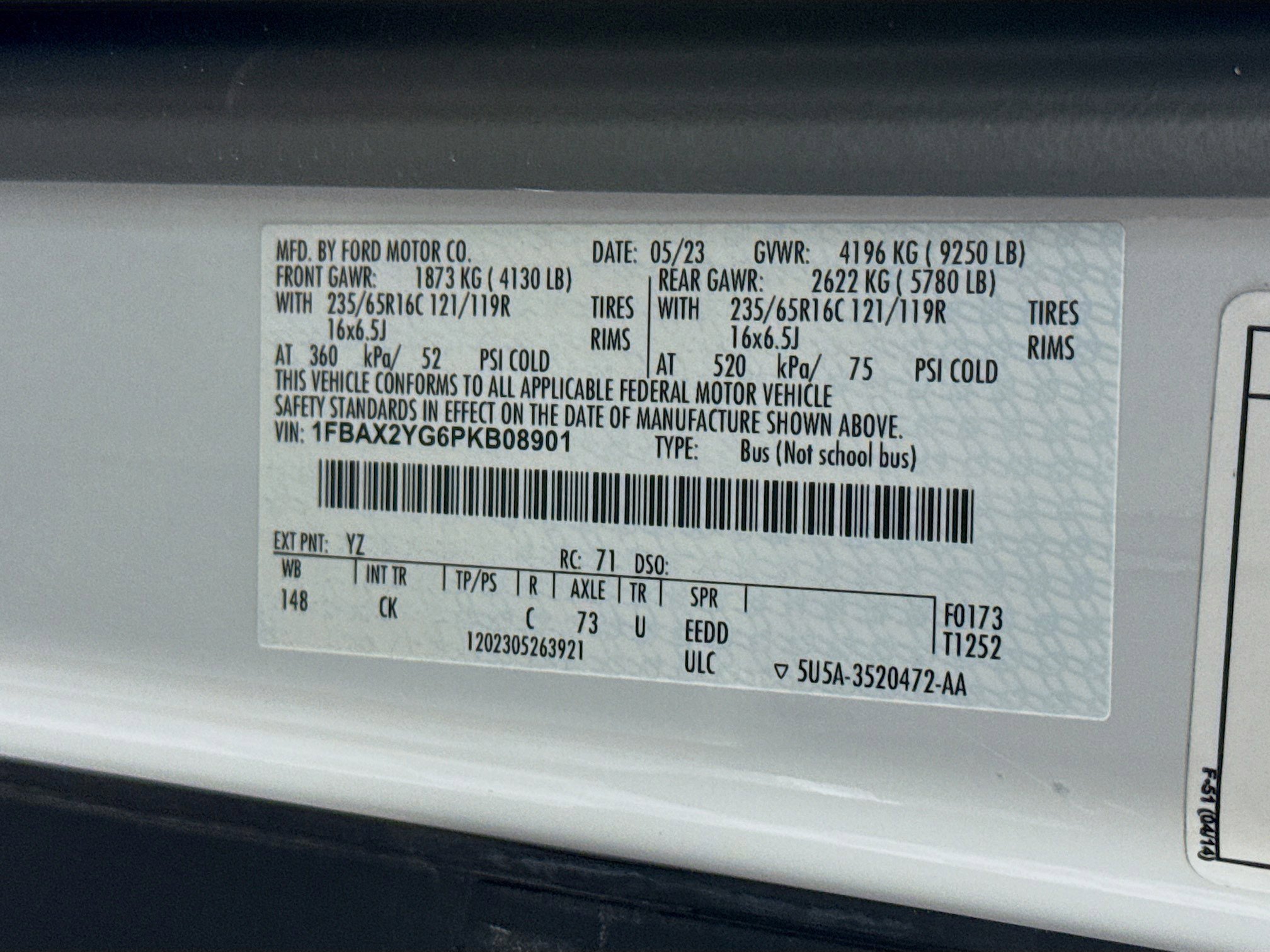 Used 2023 Ford Transit 350 XLT image 35