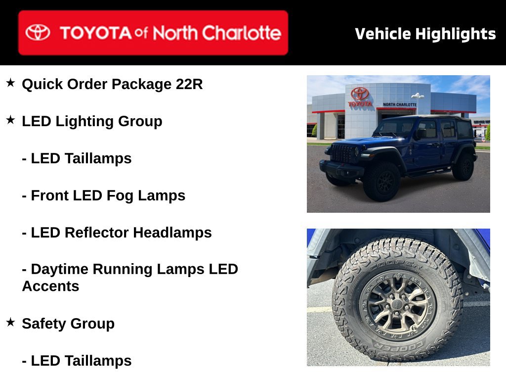 Used 2020 Jeep Wrangler Unlimited Rubicon w/ LED Lighting Group AWD/4WD image 4