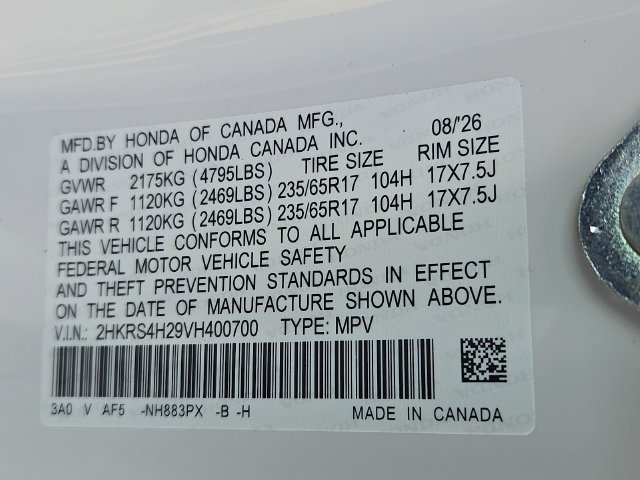 New 2027 Honda CR-V LX image 19