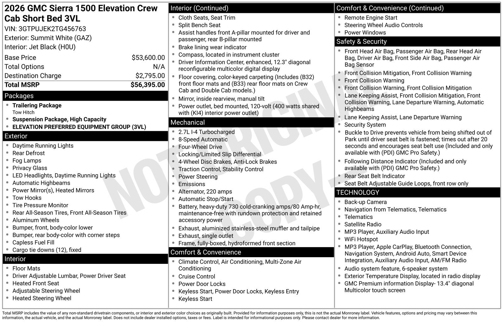 New 2026 GMC Sierra 1500 Elevation AWD/4WD image 5