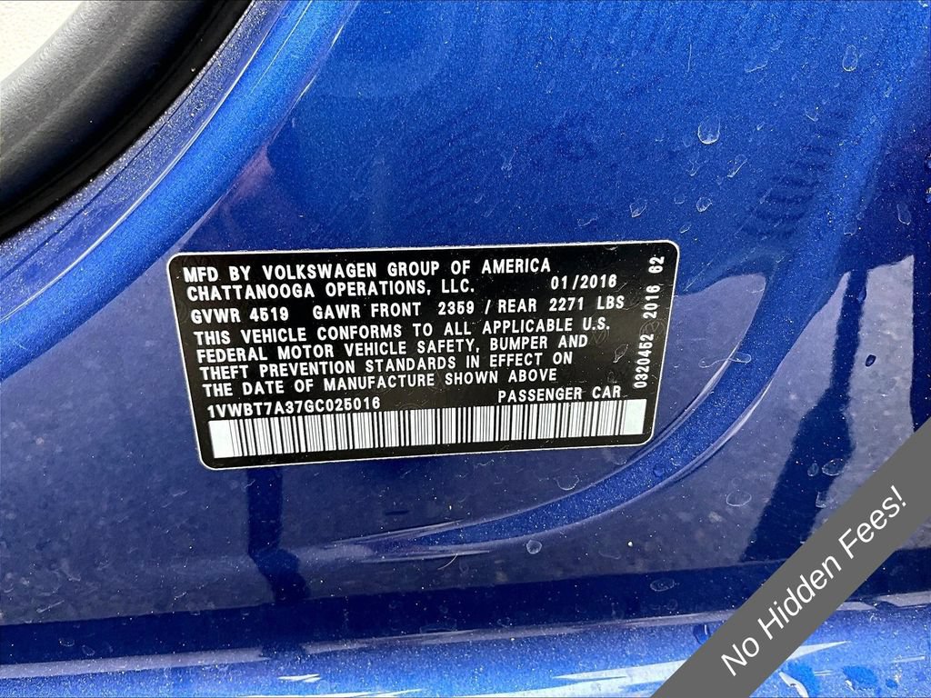 Used 2016 Volkswagen Passat 1.8T SE FWD image 30