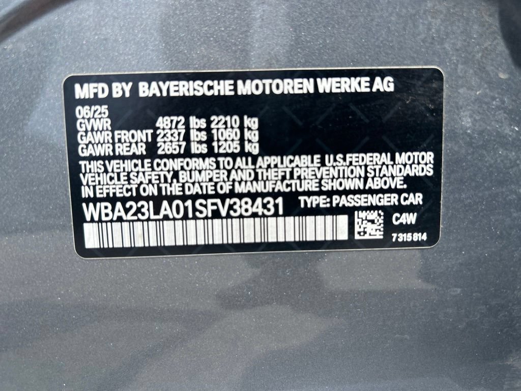 Used 2025 BMW 330i xDrive Sedan w/ Convenience Package AWD/4WD image 46