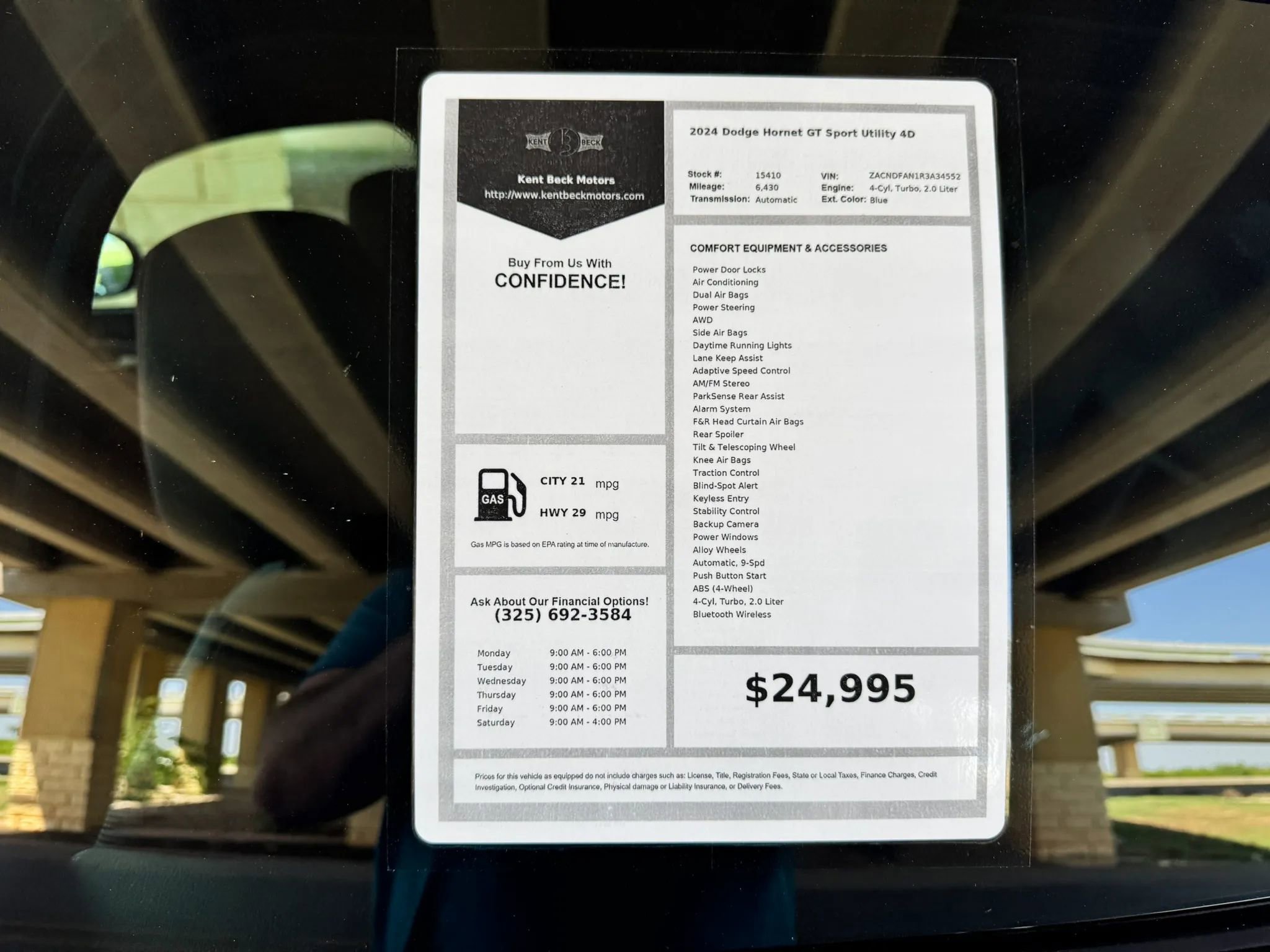 Used 2024 Dodge Hornet GT w/ Tech Pack w/o Parking image 33