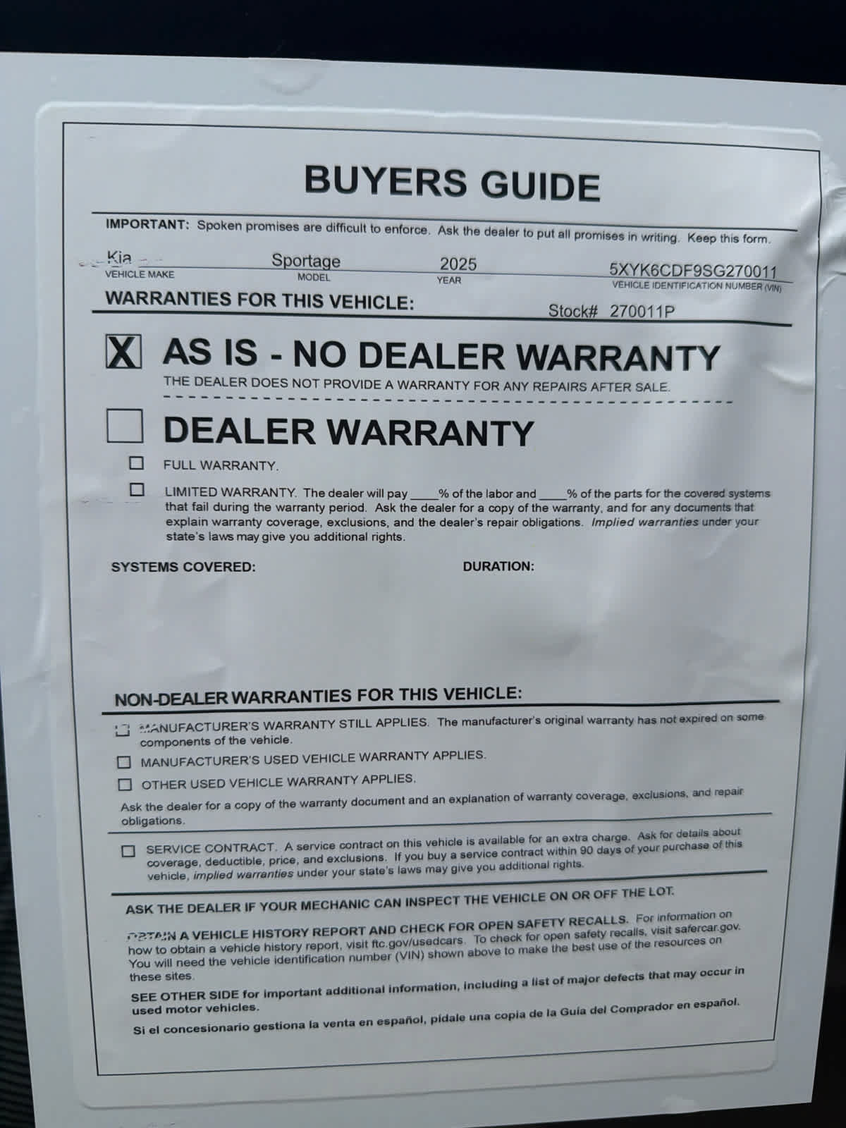 Used 2025 Kia Sportage X-Line AWD/4WD image 31