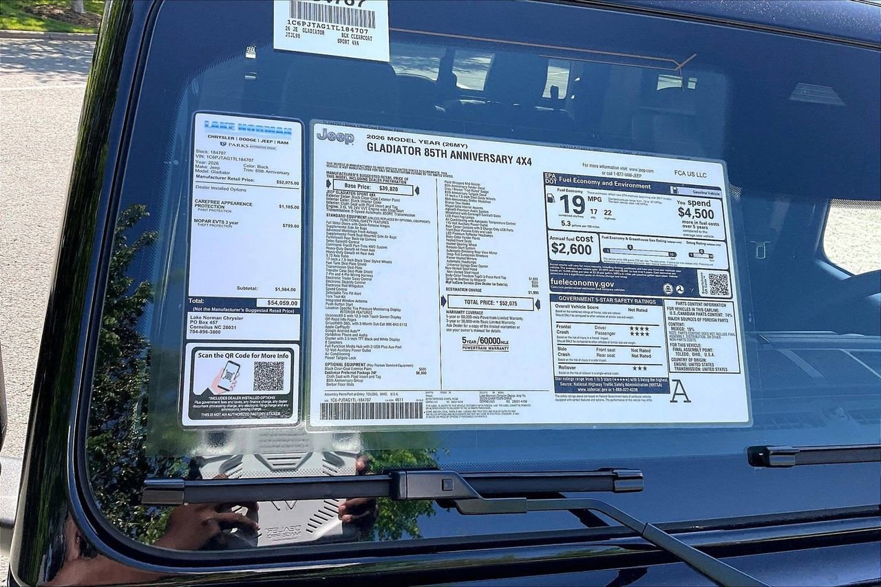 New 2026 Jeep Gladiator Sport AWD/4WD image 37