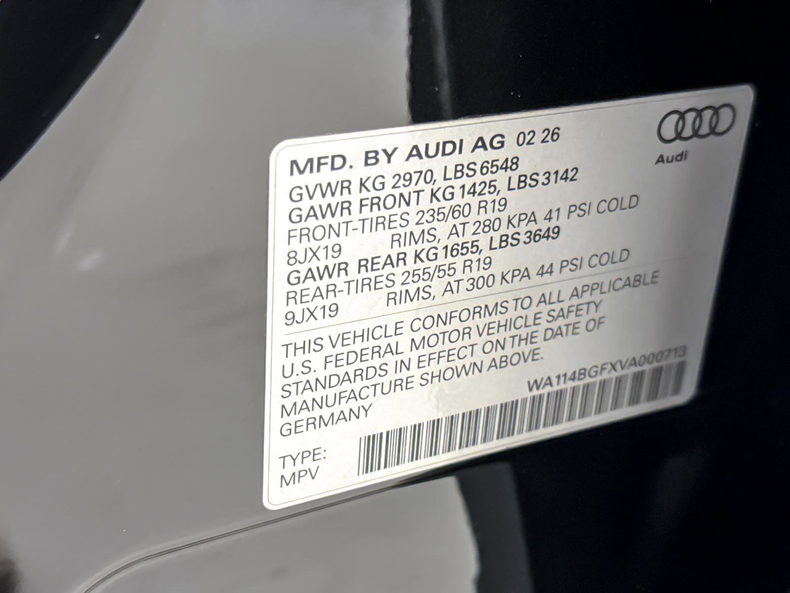 New 2027 Audi Q6 e-tron Premium AWD/4WD image 28