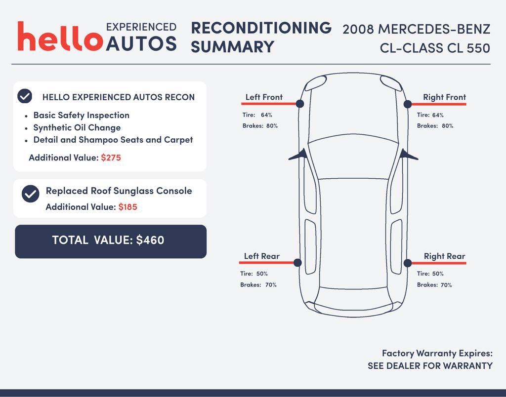 Used 2008 Mercedes-Benz CL 550 image 3