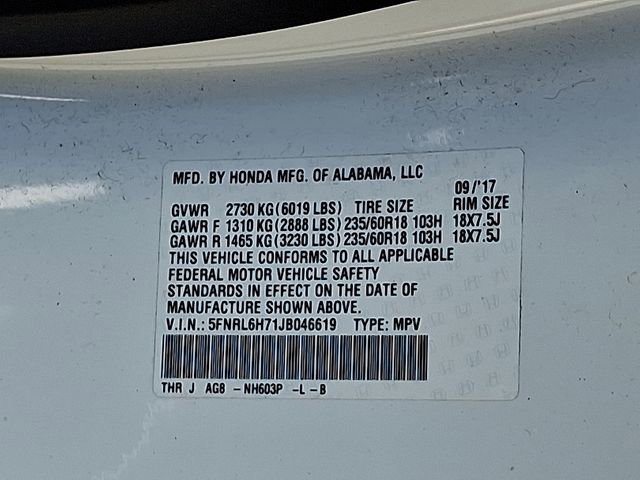 Used 2018 Honda Odyssey EX-L image 24