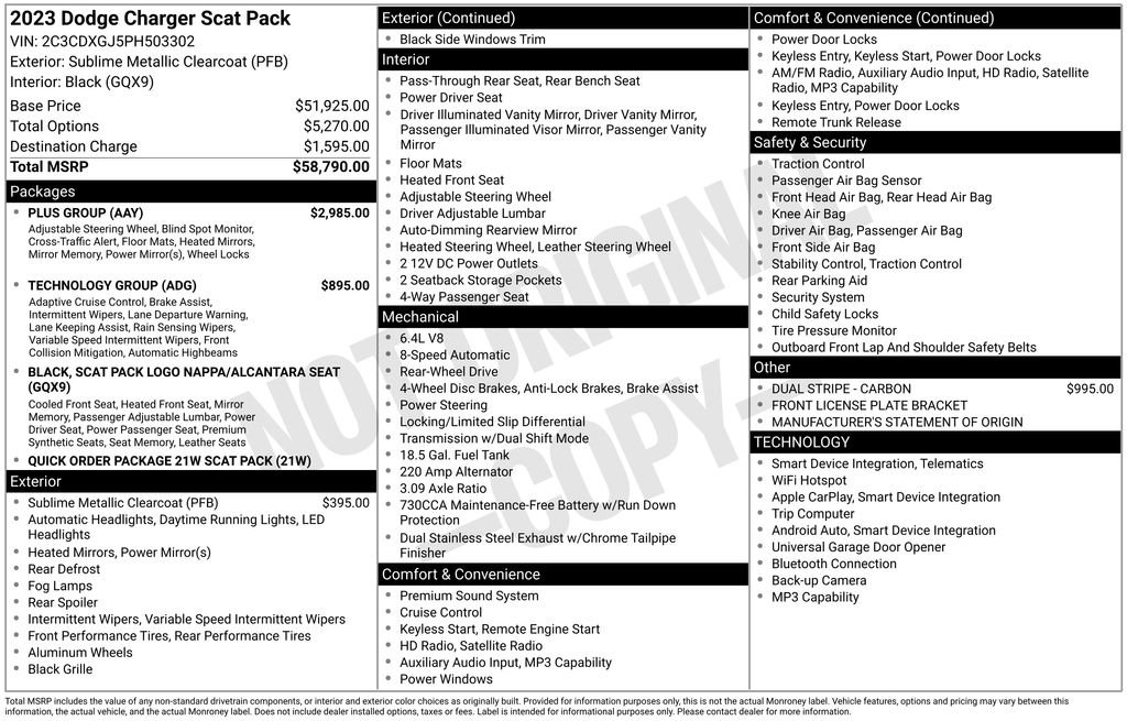 Used 2023 Dodge Charger Scat Pack w/ Plus Group RWD image 31