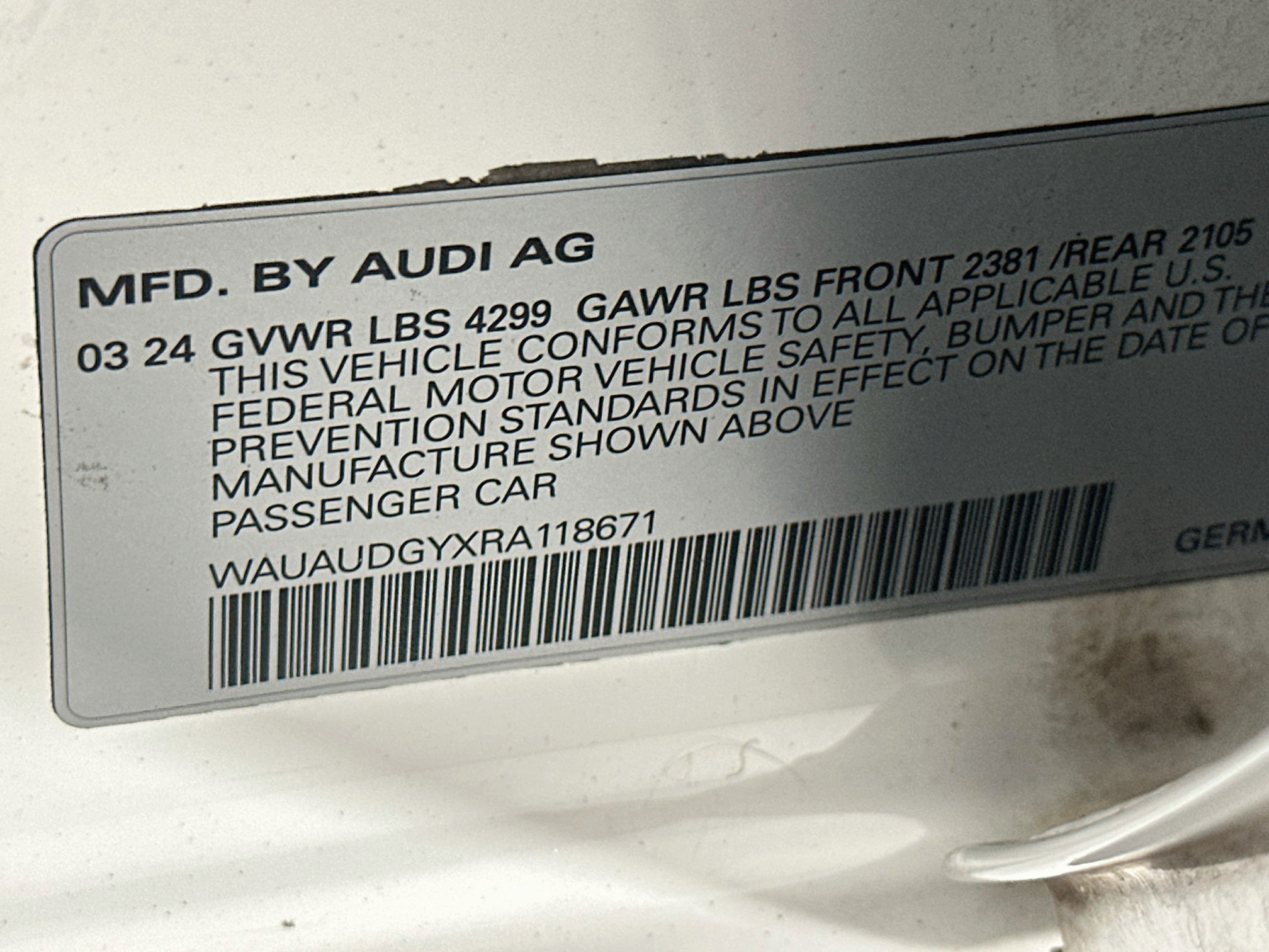 Used 2024 Audi A3 2.0T Premium FWD image 12