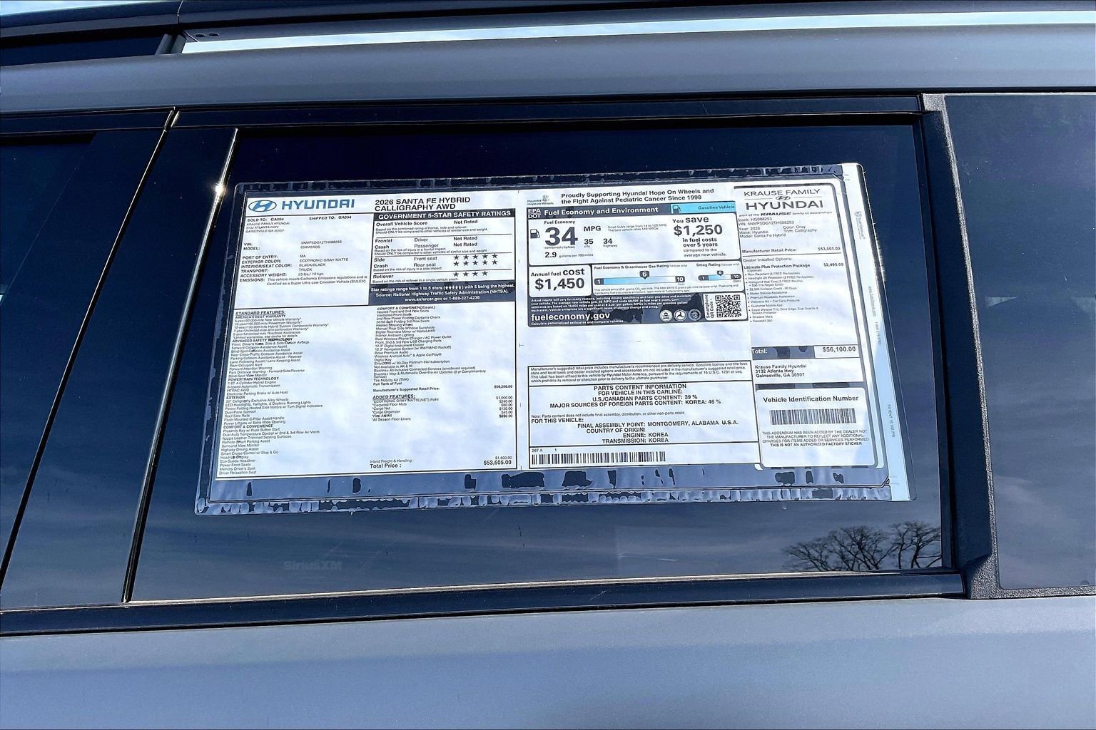 New 2026 Hyundai Santa Fe Calligraphy AWD/4WD image 14