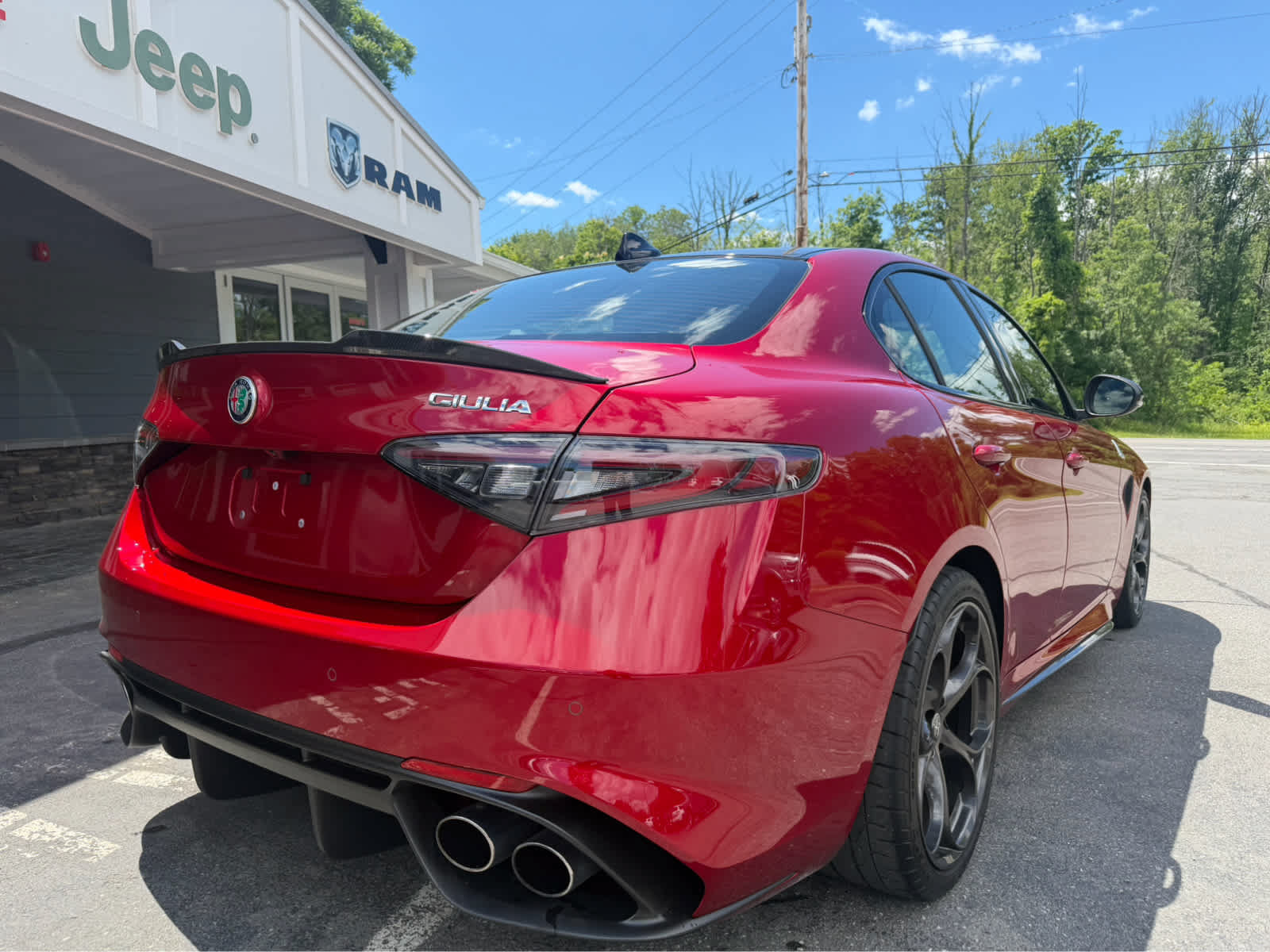 Used 2024 Alfa Romeo Giulia Quadrifoglio w/ Active Assist Plus Package RWD image 8