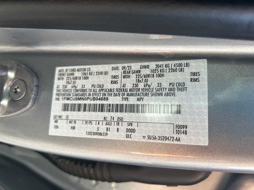 Used 2023 Ford Escape ST-Line w/ Tech Pack #1 image 35