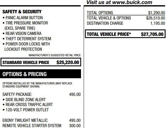 Certified 2022 Buick Encore Preferred w/ Safety Package AWD/4WD image 2