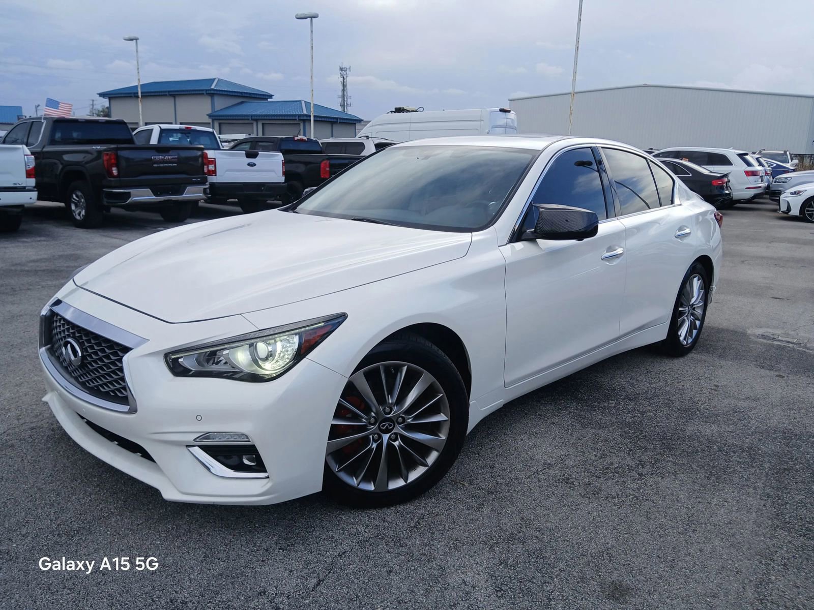 Used 2021 INFINITI Q50 Luxe w/ Cargo Package AWD/4WD image 2