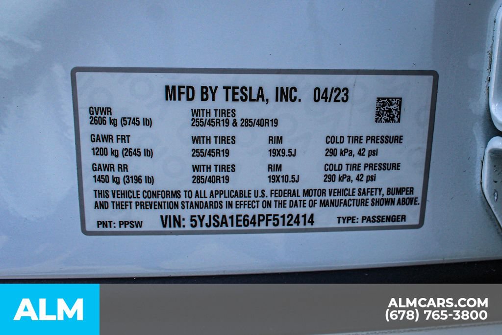 Used 2023 Tesla Model S Plaid AWD/4WD image 35