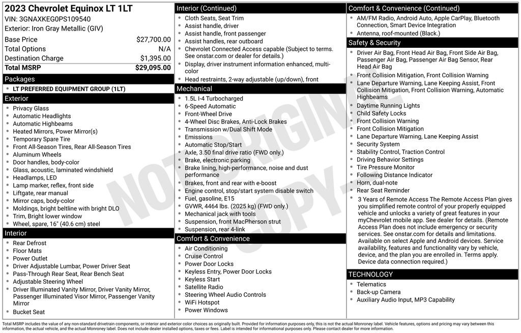 Used 2023 Chevrolet Equinox LT FWD image 6
