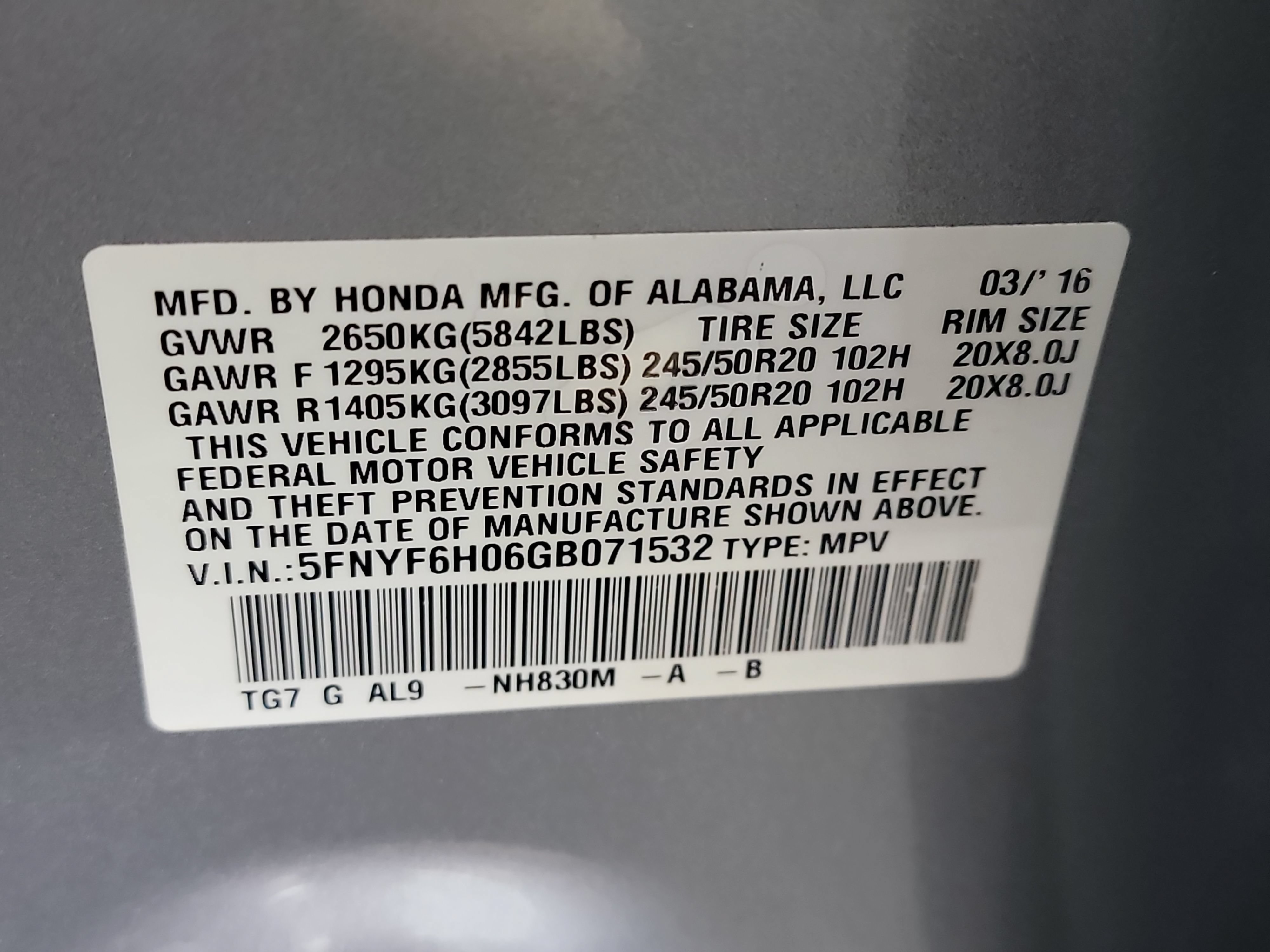 Used 2016 Honda Pilot Elite image 33