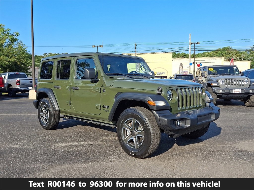 Used 2021 Jeep Wrangler Unlimited Sport w/ Sun And Sound Package