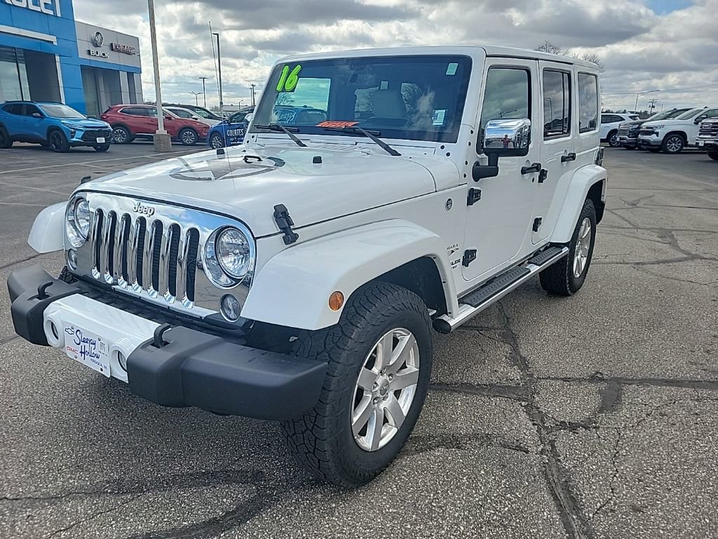 Used 2016 Jeep Wrangler Unlimited Sahara w/ Mopar Chrome Edition Group