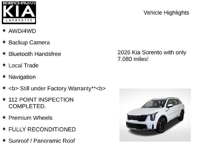 Used 2026 Kia Sorento EX AWD/4WD image 7